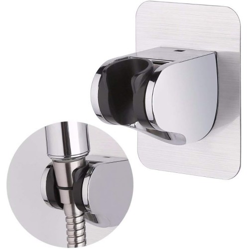 Clarmonde Clarmonde Hand Shower Holder No Drilling 3M Adhesive Angle Adjustable, 1 Piece