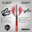 Red Dragon Reflex Tungsten Darts with Flights and Shafts (Steel Darts)