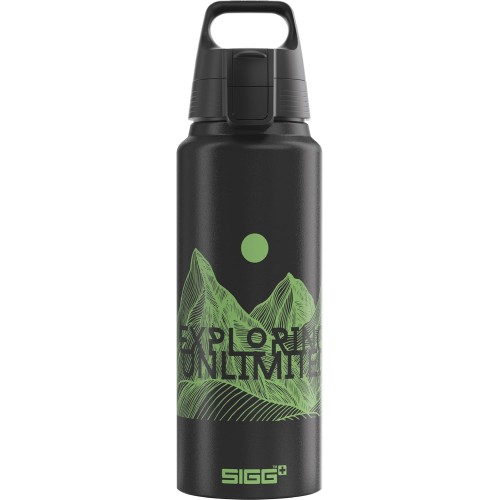 SIGG - Aluminium Water Bottle - WMB ONE - Made in Switzerland - ClimatePartner Certified - Suitable for Carbonated Drinks - Leak-Proof - Feather-Light - BPA-Free - Outdoor - 0.75L & 1L