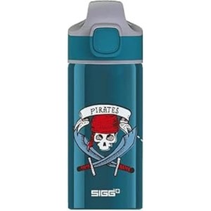 SIGG - Alu Trinkflasche Kinder - Wasserflasche - Made In Switzerland - Mit Trinkhalm - Auslaufsicher - Federleicht - BPA-frei - ClimatePartner Zertifiziert - Schule & Sport - 0,4L