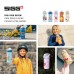SIGG - Alu Trinkflasche Kinder - Wasserflasche - Made In Switzerland - Mit Trinkhalm - Auslaufsicher - Federleicht - BPA-frei - ClimatePartner Zertifiziert - Schule & Sport - 0,4L