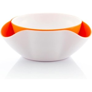 InnovaGoods IG813819 Bols for Snacks 2 in 1 (2 Pieces), White/Orange