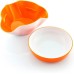 InnovaGoods IG813819 Bols for Snacks 2 in 1 (2 Pieces), White/Orange