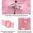 besbomig Princess Dance Bag Ballet Bag Shoulder Bag Sports Bag Pink Gift Dance Gym for Girls Pink