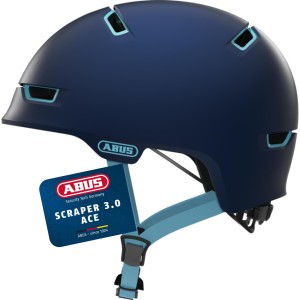 ABUS City Helmet Scraper 3.0 ACE - Robust Bicycle Helmet for City Traffic - for Men and Women