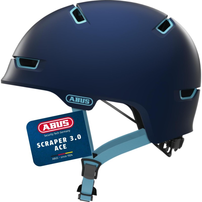 ABUS City Helmet Scraper 3.0 ACE - Robust Bicycle Helmet for City Traffic - for Men and Women