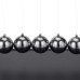 Relaxdays Newton Pendulum, Classic Ball Pendulum, 5 Balls, Physics Decoration for Office & Desk, Ball Pendulum, Silver, HBT: 13.5 x 13.5 x 11.5 cm.