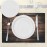 ABAKUHAUS Chocolate Place Mats, Rough Dark Timber Texture Picture Rustic Country Theme Hardwood Carpentry Washable Fabric Dining Room Kitchen Table Decoration Digital Print Dark Brown Brown