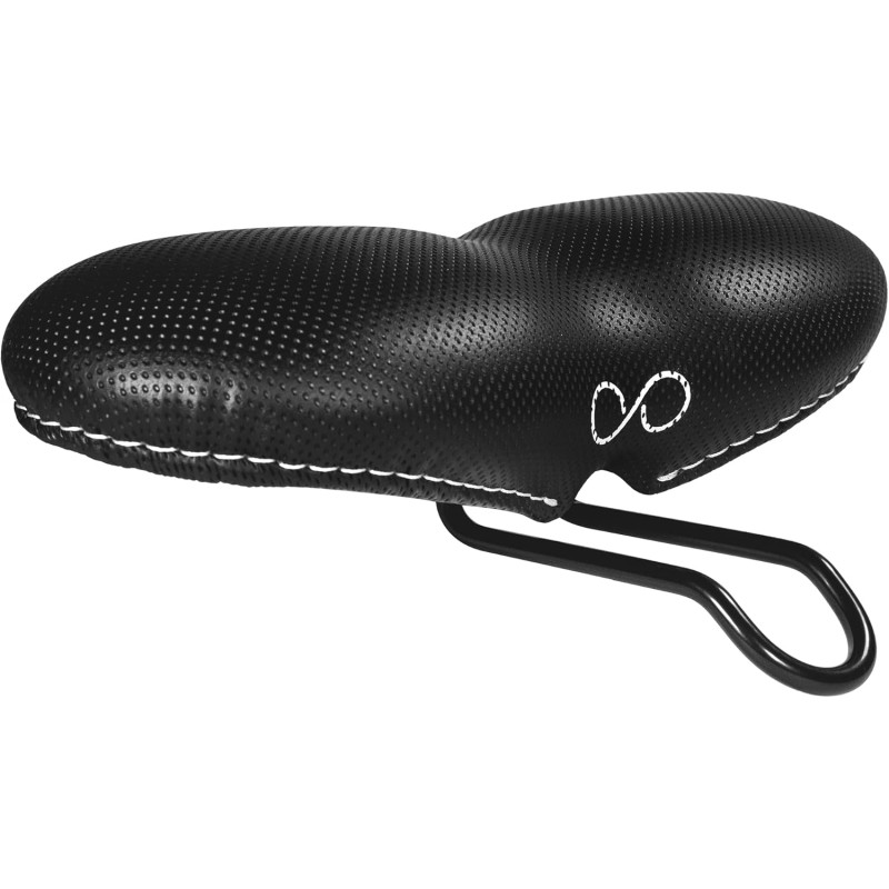 Saddle your bike with the new SellOttO-II-H28 Relax - Bicycle Saddle Wide and Comfortable XXL Men Women with Gel for City - Ergonomic without Nose