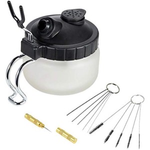 Ausuc Airbrush cleaning gun, 4-piece cleaning set with airbrush cleaning set, cleaning brush, cleaning needles, cleaning paddle