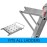Hanging Step, Stable Work Platform for Hanging in Ladders, Stepladders, Ladders, Platform Ladders, Accessories, Max. Load 150 kg
