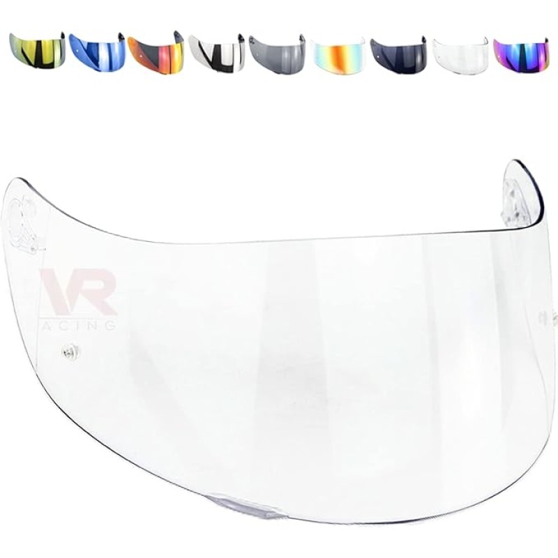 VRacing Helmet Visor Agv K5 - K1 - K3 SV - K5s - S4-SV - Horizon - Skyline - Stealth-sv Gt-2 Aftermarket, transparent