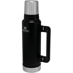Stanley Classic Legendary Thermos Bottle, 1.4 L, Keeps Hot or Cold for 40 Hours, Stainless Steel Thermos Flask, BPA-Free, Dishwasher Safe, Matt Black