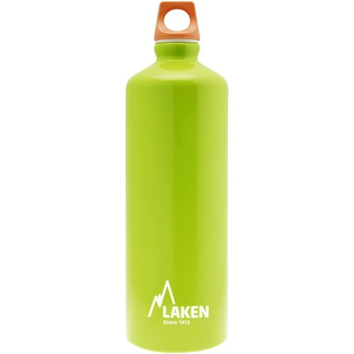 Laken Futura Aluminium Drinking Bottle, Narrow Opening, Screw Lid with Loop 0.6-1.5 L