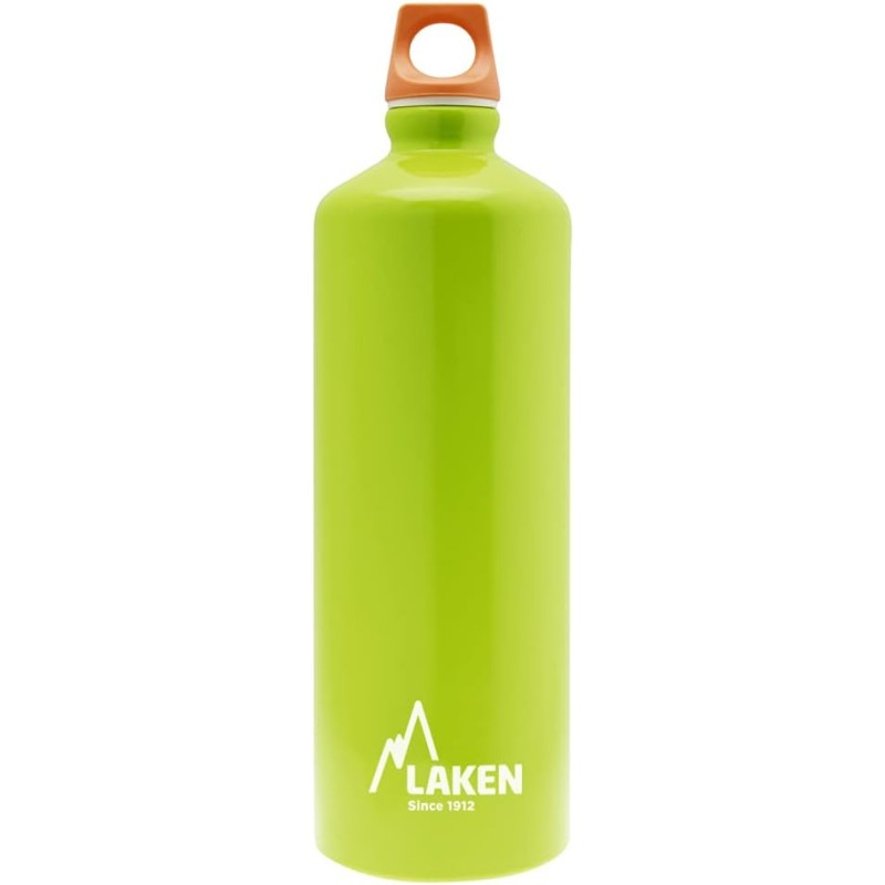 Laken Futura Aluminium Drinking Bottle, Narrow Opening, Screw Lid with Loop 0.6-1.5 L