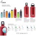 Laken Futura Aluminium Drinking Bottle, Narrow Opening, Screw Lid with Loop 0.6-1.5 L