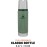 Stanley Classic Legendary Thermos Bottle, 473 ml, Keeps Hot or Cold for 15 Hours, Stainless Steel Thermos Flask, BPA-Free, Dishwasher Safe, Hammertone Green
