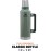 Stanley Classic Legendary Thermos Bottle, 1.9 L, Keeps Hot or Cold for 45 Hours, Stainless Steel Thermos Flask, BPA-Free, Dishwasher Safe, Hammertone Green