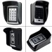 NN99 Waterproof RFID Access Control Keyboard Cover Fingerprint Access Control Rainproof Cover Door Lock Protection Security System Black