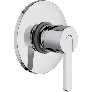 Paini - Gaia 690 Bathroom Mixer Tap Single Lever Mixer Tap for Concealed Shower Chrome and Gloss Finish Attractive Design Made and Finished in Italy