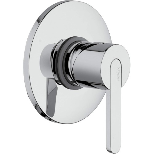 Paini - Gaia 690 Bathroom Mixer Tap Single Lever Mixer Tap for Concealed Shower Chrome and Gloss Finish Attractive Design Made and Finished in Italy