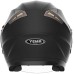 Jethelme Rollerhelm Sturzhelm Chopper Helm - YEMA YM-627 Motorradhelm ECE mit Doppelvisier Sonnenblende für Damen Herren Erwachsene