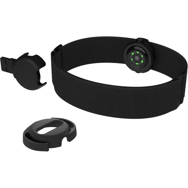 Polar OH1 + Waterproof Optical Heart Rate Sensor with Swimming Goggles Strap Clip and Wristband - HR Monitor with Bluetooth, ANT+