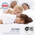 Mattress Protector 60 x 120 cm, Waterproof, Made in EU and Oeko-Tex Certified by Dreamzie, Breathable Mattress Topper