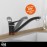 EISL SPEED NI182SCR-B Kitchen Sink Mixer Tap Chrome / Black Single Lever Kitchen Mixer Tap 360° Swivelling in Chrome/Black