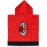 AC Milan Children's Terry Towelling Bathrobe One Size