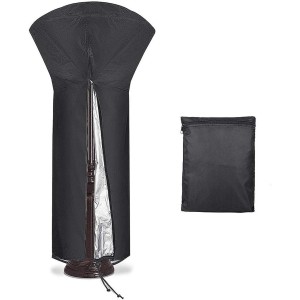 Diealles Shine Vordas Cover for Patio Heater 226 x 85 x 48 cm, Protective Cover for Patio Heater Black