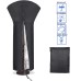 Diealles Shine Vordas Cover for Patio Heater 226 x 85 x 48 cm, Protective Cover for Patio Heater Black
