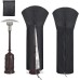 Diealles Shine Vordas Cover for Patio Heater 226 x 85 x 48 cm, Protective Cover for Patio Heater Black