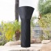 Diealles Shine Vordas Cover for Patio Heater 226 x 85 x 48 cm, Protective Cover for Patio Heater Black