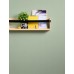 A.S. Création Non-Woven Wallpaper 10.05 m x 0.53 m Plain Textured Wallpaper Green White Plain Wallpaper with Textile Look Made in Germany 367136
