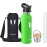 Super Sparrow Stainless Steel Water Bottle, 350 ml, 500 ml, 620 ml, 750 ml, 1 L, Leak-Proof Thermos Flask, BPA-Free Water Bottle, Carbonated Thermos Flask for Children, Fizz, Sports, University,