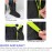 Perletti overshoes, black, waterproof, non-slip, shoe covers, reusable, reinforced with reflective strips, high rain protection galoshes for rain and snow.