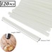 FZGUSYAF 120 Stücke Heißkleber Sticks 7x100mm Transparent Klebstoff für 7mm Heißklebepistole - Transparent