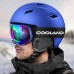 Odoland Ski Helmet and Ski Goggles Set, Snowboard Helmet with Snowboard Goggles for Men and Women, UV 400 Protection, Wind Resistance, for Skiing and Mountaineering
