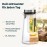 SILBERTHAL Glass Carafe with Lid, 2 Litres, Water Carafe with Fruit Insert, Dishwasher Safe, Transparent