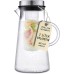 SILBERTHAL Glass Carafe with Lid, 2 Litres, Water Carafe with Fruit Insert, Dishwasher Safe, Transparent