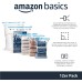 Amazon Basics Vacuum Bags for Clothes with Airtight Valve and Hand Pump, Multiple, 3 x Jumbo, 3 x Large, 3 x Medium, 3 x Small, 12 Pack, Zip, Clear