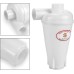 Cyclone Dust Extractor Filter, Cyclone Dust Extractor, Cyclone Filter Separator with Accessories (White)