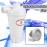 Cyclone Dust Extractor Filter, Cyclone Dust Extractor, Cyclone Filter Separator with Accessories (White)