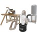 Cyclone Dust Extractor Filter, Cyclone Dust Extractor, Cyclone Filter Separator with Accessories (White)