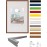 walther design KV030S3 New Lifestyle Plastic Picture Frame, 20 x 30 cm, Silver, Pack of 3