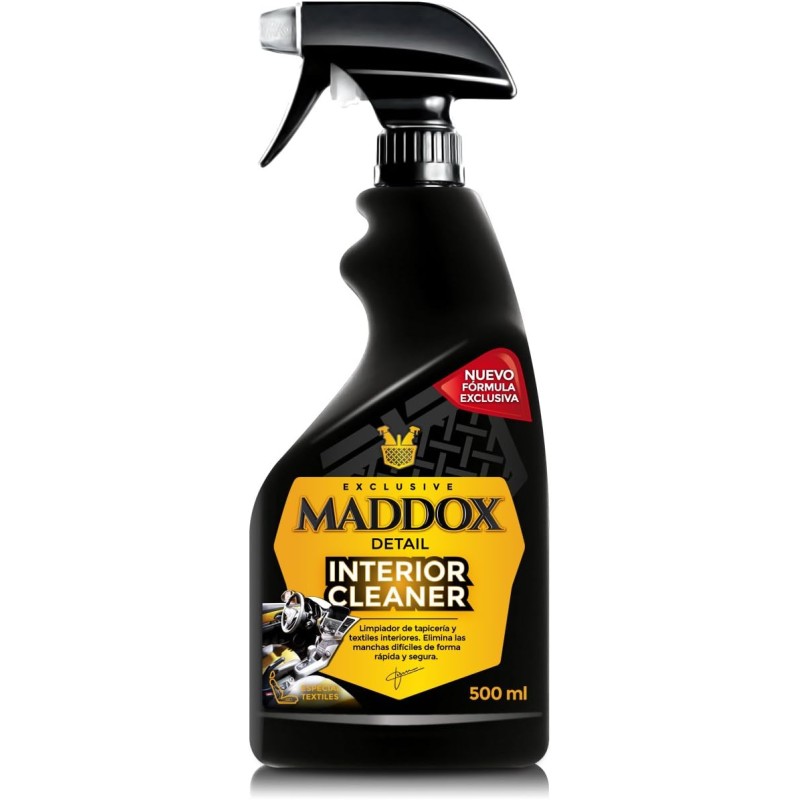 Maddox Detail - Interior Cleaner 500 ml | Upholstery Cleaner Car | Cleans Car Upholstery Made of Textile, Floor Mats, Blankets and Alcantara | Car Interior Cleaning | Seat Cleaner Car Fabric | Car