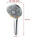 GRIFEMA COMPLENTOS-G803SE Water-Saving Hand Shower, 5 Jet Types, Shower Head with Rain Shower and Massage Function, Chrome