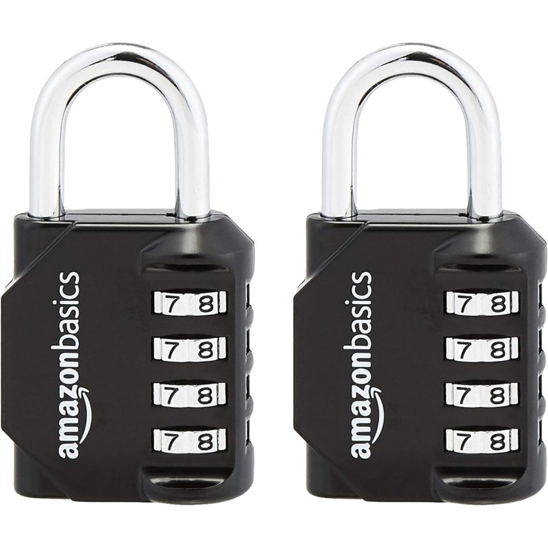 Amazon Basics AB-PL111 Black Padlock