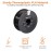 Amazon Basics 3D Printer PLA Plastic Filament, 1.75 mm, Black, 1 Spool